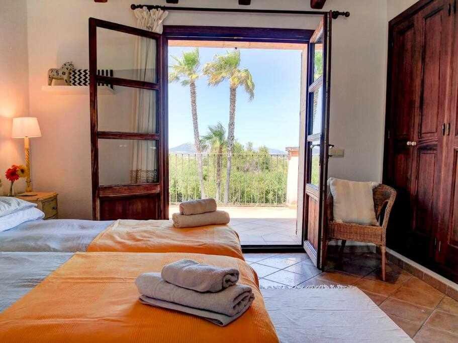 Ciclismo Y Golf Junto A La Playa Finca Son Sant Marti Gran Villa Muro Екстериор снимка
